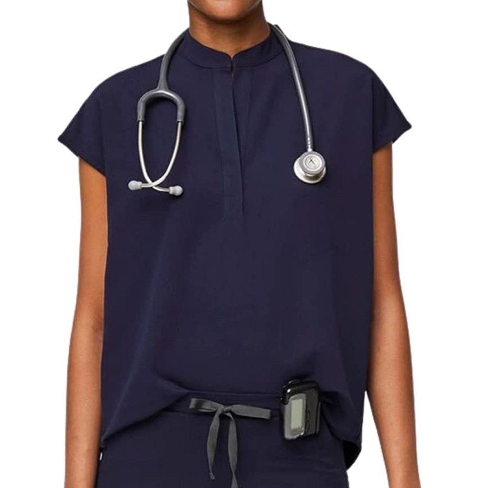 Figs Rafaela Top Navy XS